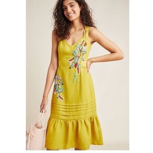 NWT - Anthropologie Maeve Chicory Beaded Dress!